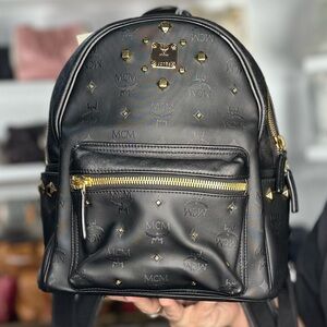 MCM Black Backpack